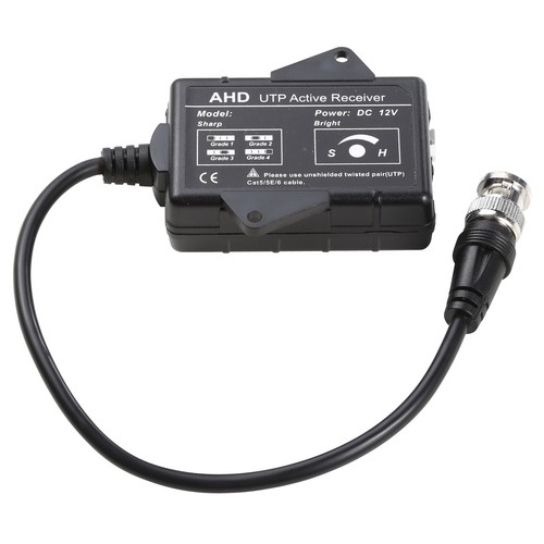 Ricevitore video attivo DC12V HD UTP BNC balun maschio per telecamera a circuito chiuso sistema DVR - Foto 3 di 4