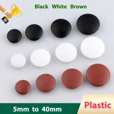 Plastic Hole Plugs Decorative Blanking Bungs Finishing Cover End Caps 5mm-40mm