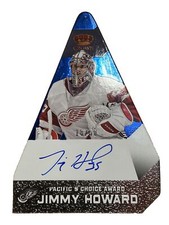 2013-14 Panini Crown Royale Pacific's Choice Blue Holo 18/50 Jimmy Howard Auto