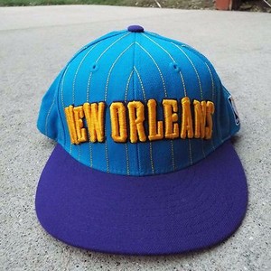 New Orleans Hornets Pin Stripe Snap 