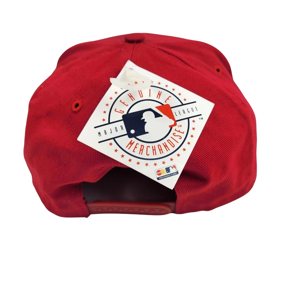 Cincinnati Reds Fan Favorite Adjustable Flat Bill Hat Cap Johnny Bench Buttons - Image 3 of 4