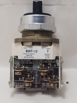 ALLEN BRADLEY 800T-J2 Pre Owned Working 600 Vax Max Knob Selector Switch