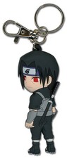 Legit Naruto Authentic Amime Gift PVC Keychain Itachi Anbu Fighting Gear 3995