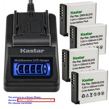 Kastar Battery LCD Quick Charger for Leica BP-DC15 Leica D-Lux Type 109 Camera