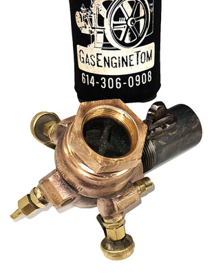 Lunkenheimer 1 1/4 Dual Fuel Carburetor Hit Miss Gas Engine Left Hand Fuel Mixer