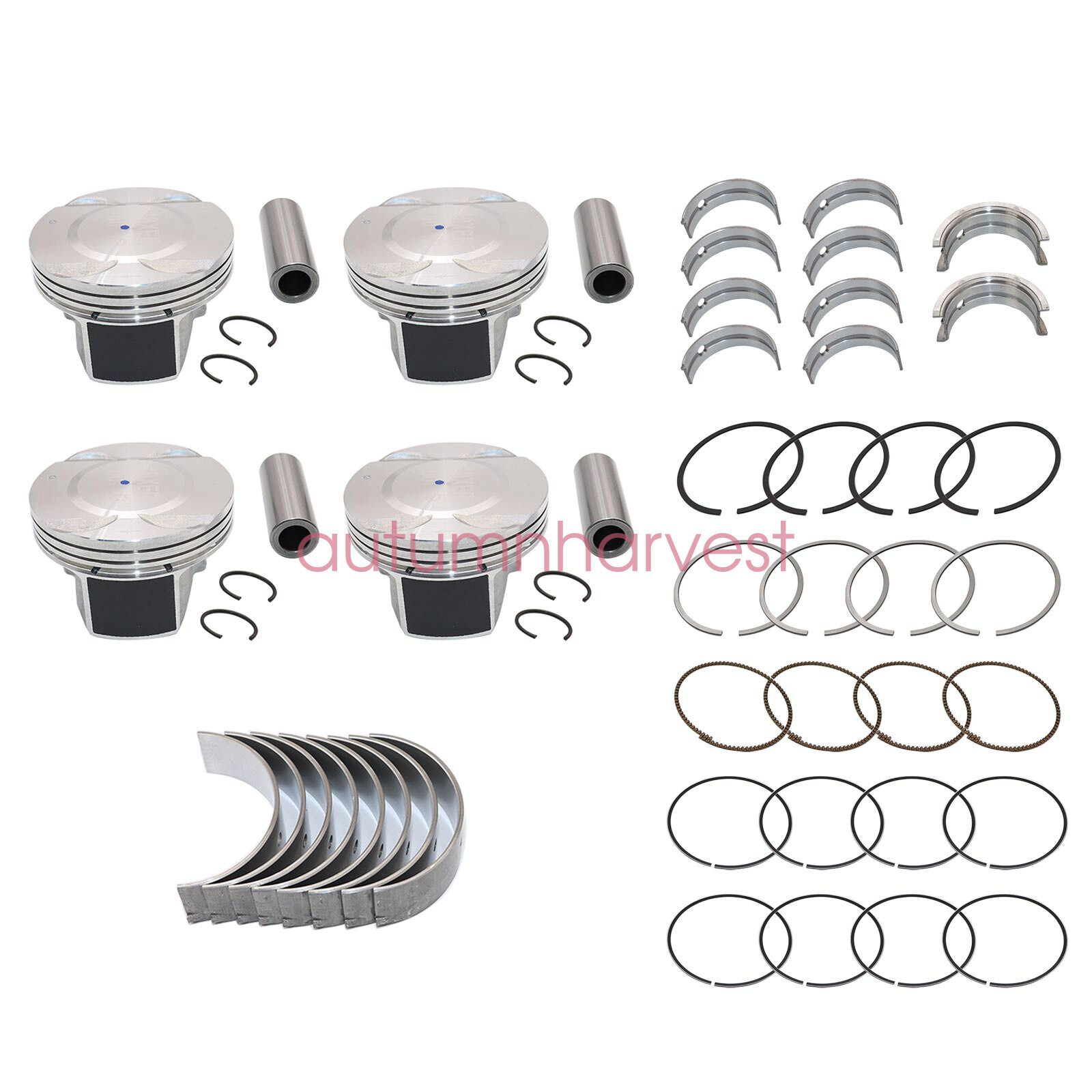 Main Rod Bearing & Piston & Rings Fit For 201118 Chevy Sonic Cruze Limited 1.8L eBay