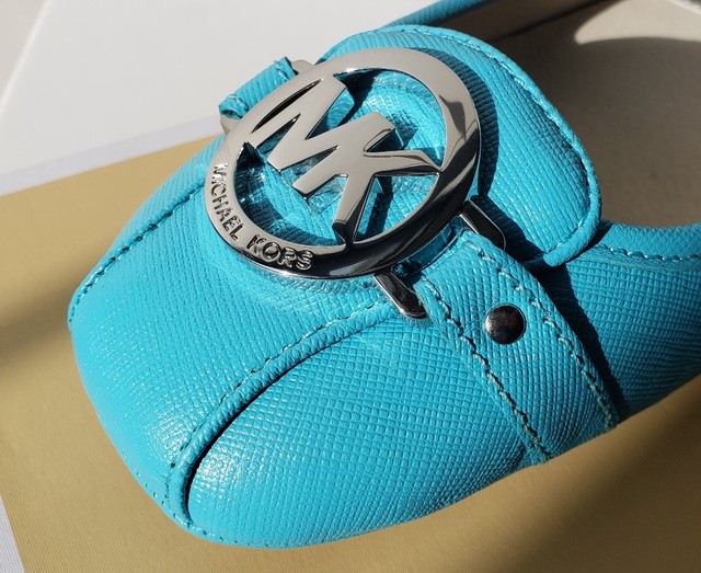 michael kors teal shoes