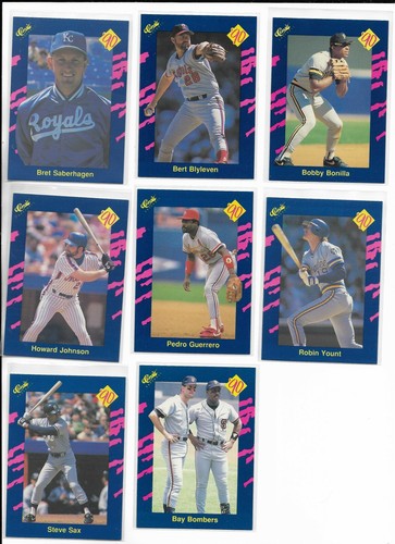 1990 Classic Blue PICK-A-CARD Ryan Ventura Grace Smotlz Mattingly Sheffield ++++ - Picture 57 of 61