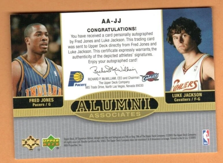 UD Signature Edition UO Ducks Alumni 2004 Fred Jones & Luke Jackson 49/100, ¡casi nuevo! Foto 2 de 2