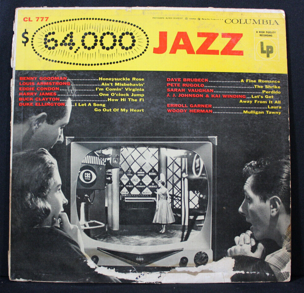 $64,000 JAZZ - 1955 Columbia LP - Duke Ellington - Benny Goodman