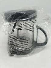 NutriBullet Cup For Food Blender Processor Gray Handled 4 Inch w/ Screw On Lid