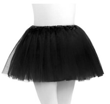 Children's Tutu Size Small/Medium In Black, Dance, Costume, Halloween, NWT, Free