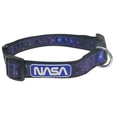 Pets First NASA Space Themed Pet Collar Adjustable Dog Collar with NASA Logo