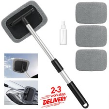 Bathroom Mop Shower Scrubber 2-in-1 Tub Tile Glass Cleaning Brush Long Handle UK