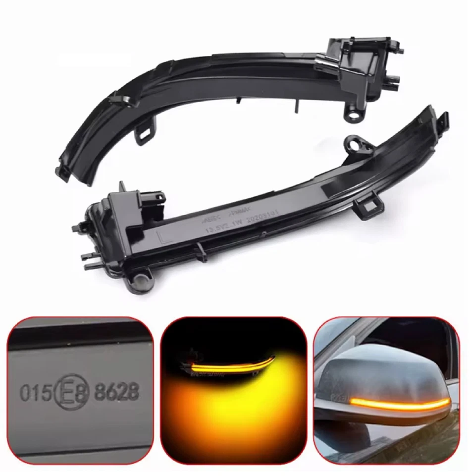 FRECCE SPECCHIETTI LED dinamiche PROGRESSIVE x BMW SERIE 1 2 3 4 F20 F21 F30 X1 - Immagine 2 di 4