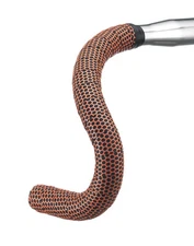 NEW! Silicone Wrap-Hexon Road Touring Bicycle Bike Handlebar Tape Orange/Black