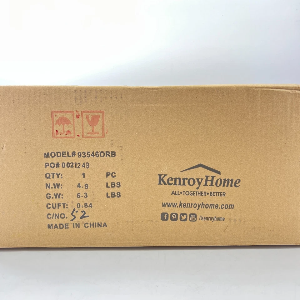 Linterna grande KENROY HOME 93771ABRZ antigua de bronce y negro rústica de 1 Lt 14 pulgadas Foto 3 de 4