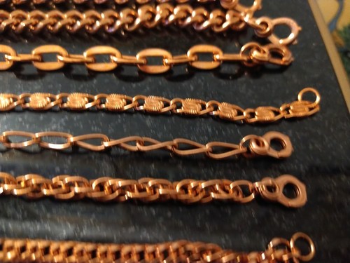 Lote de 12 brazaletes suyos de cobre macizo puro 7"-9" - Imagen 5 de 10