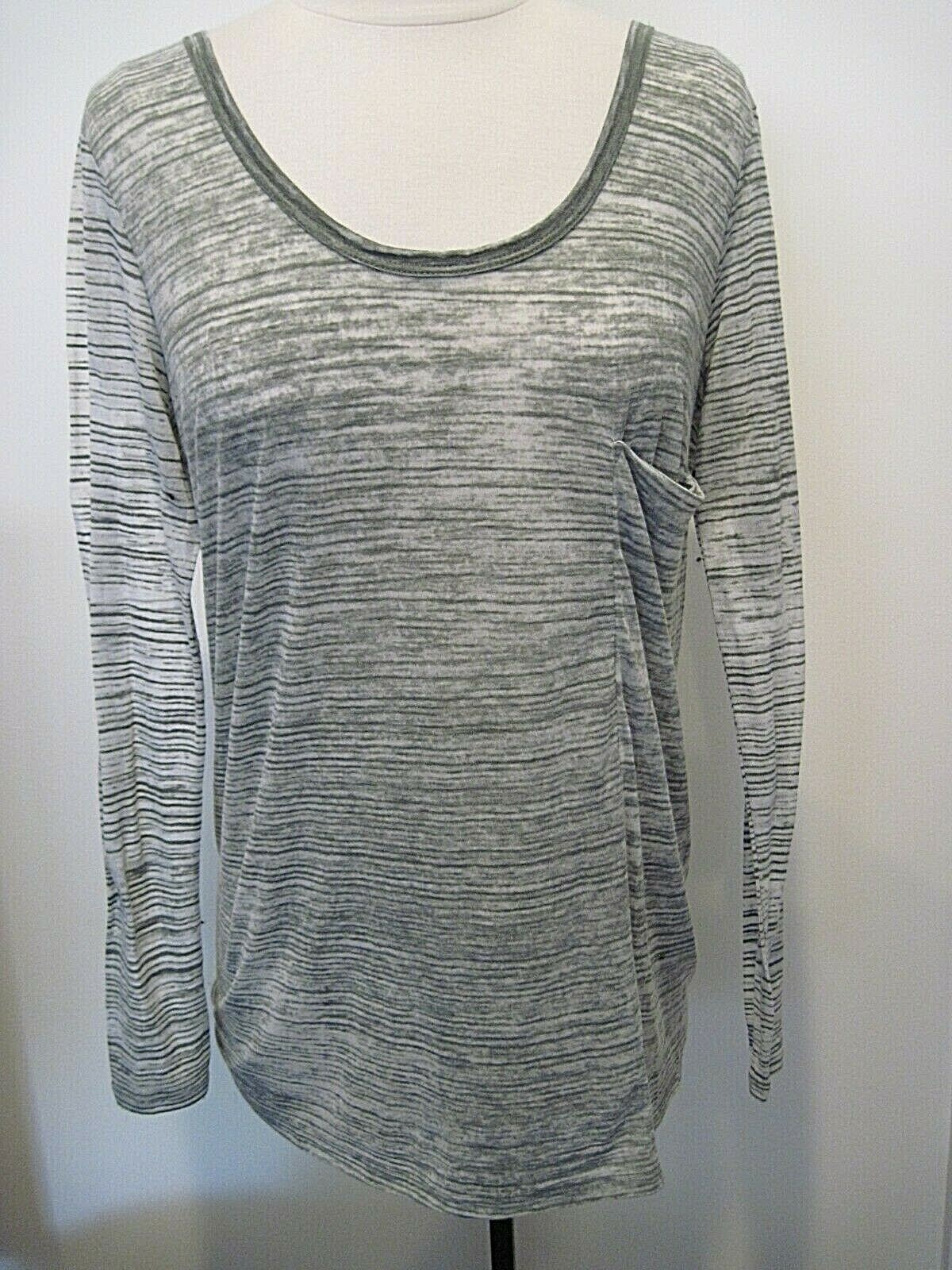 Helmut Lang Shift Threadbare Long Sleeve Tee Shir… - image 1