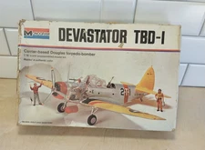 Monogram Model Kit #7575 Devastator TBD-1 ~ Vintage 1974
