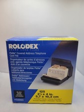 Rolodex Brand Card Files Organizer Black