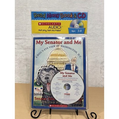 My Senator and Me Read Along Book & CD Scholastic Audio Edward M Kennedy