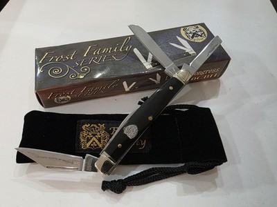 FROST FAMILY SERIES Pocket Knife 3 1/4'' Closed Horn Handle 3 Blade