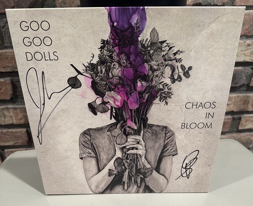 GOO GOO DOLLS "Chaos In Bloom" Signed Johnny Rzeznik Autographed LP Vinyl