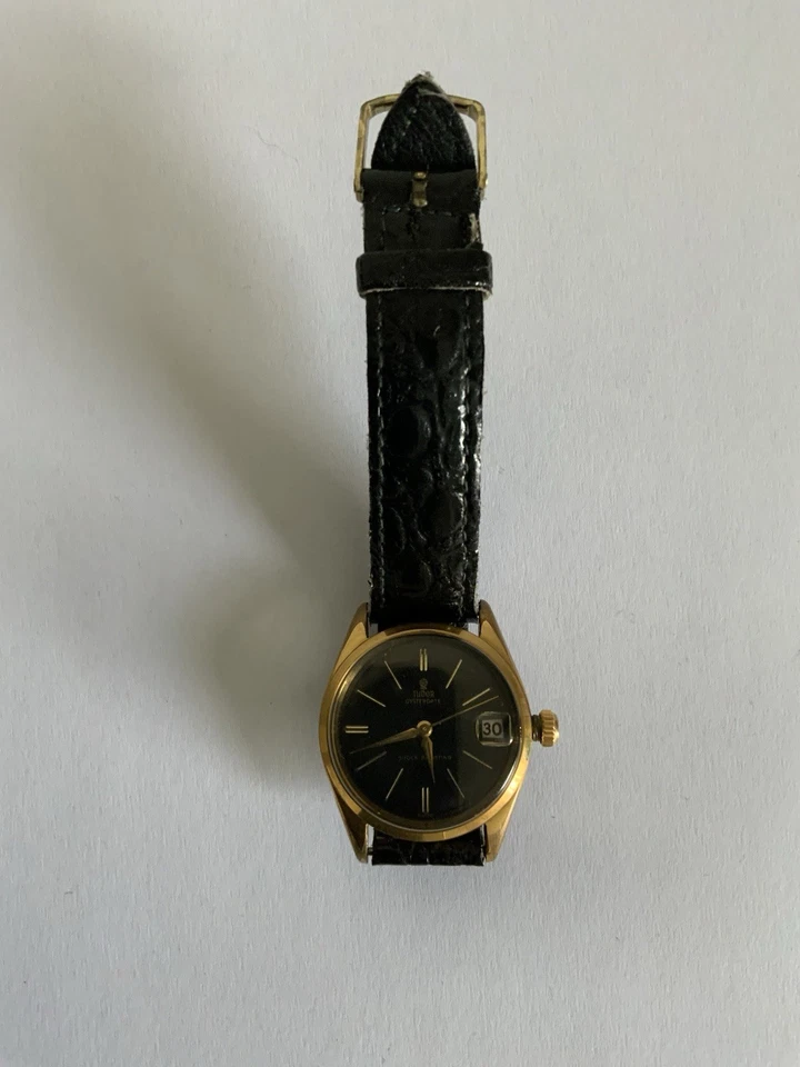 Vintage Tudor Rolex Oysterdate Black Dial Watch 1959 (Ref. 7961) Rare Edition - Image 2 of 4