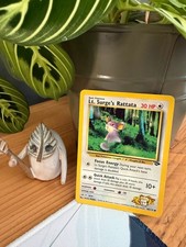 Lt. Surge's Rattata 85/132 Common Gym Challenge Pokemon Unlimited LP