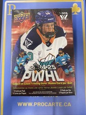2024-25 UPPER DECK PWHL HOCKEY BLASTER BOX NEW SEALED (Marie-Philip Poulin)