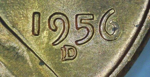 1956-D BU RED Lincoln Cent Penny RPM FS-501 Error No Reserve Auction !