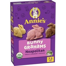 Annie's Organic Bunny Grahams Snacks, Neapolitan, 7.5 oz