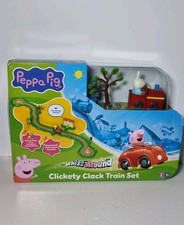 Peppa Pig Whizz Around Clickety Clack Train Set Motorised Vehicles Track Toys