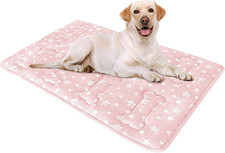 Dog Crate Mat 36" X 23" , Soft Dog Bed Pad Mat with Cute Prints
