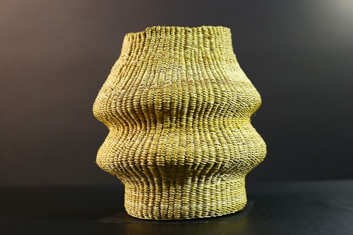 Hand‐woven African Grass Basket Decorative Storage Boho Home Organization-G5717 - 第 24/24 張圖片
