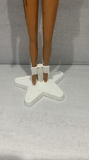 White Star Base Straddle Leg Doll Stand for Mattel Barbie