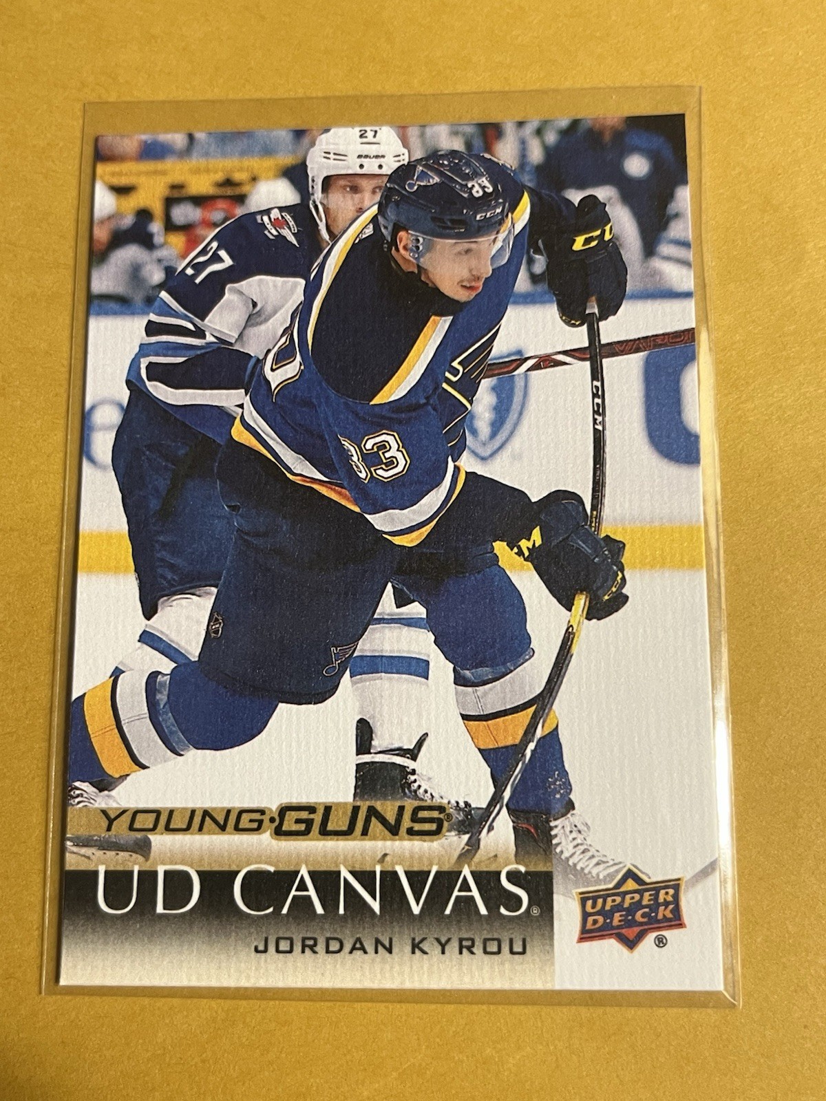 2018-19 Upper Deck - Ud Canvas Young Guns Jordan Kyrou #C225 (RC)