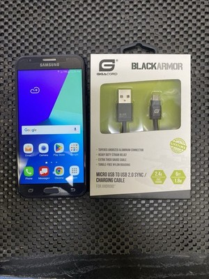 Tested - Samsung Galaxy J3 Eclipse 16GB Black SM-J327V - Verizon Only