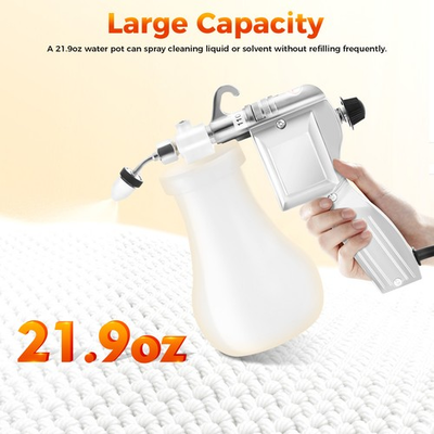 #ad Textile Cleaning Spray Gun Washing Spray Gun Adjustable Nozzle Pressure Gun 60W $47.60