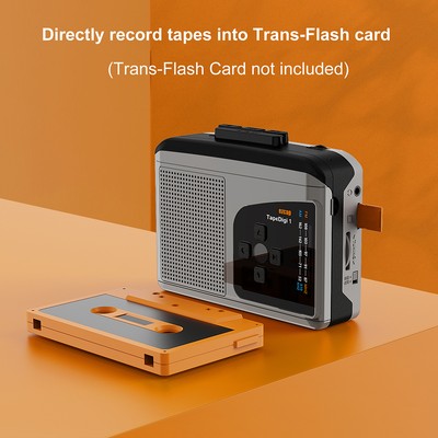 Ezcap234 USB Cassette Player With USB Power Cable Tape-to-MP3 Converter Built CB