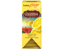 Celestial Seasonings Herbal Lemon Zinger tea bags, BULK 150 count, Caffeine Free