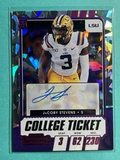 2021 Panini Contenders Draft Picks - College Ticket Autographs JaCoby Stevens...
