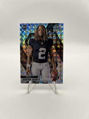2025 Mosaic Silver Prizm Variation Ashton Jeanty #287 Rookie RC Raiders