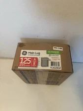 GE 125 Amp 4-Space 8-Circuit Outdoor Main Lug Circuit Breaker Panel TL412R1P