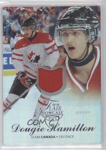2014 Fleer Showcase Dougie Hamilton [Prime] #12 card