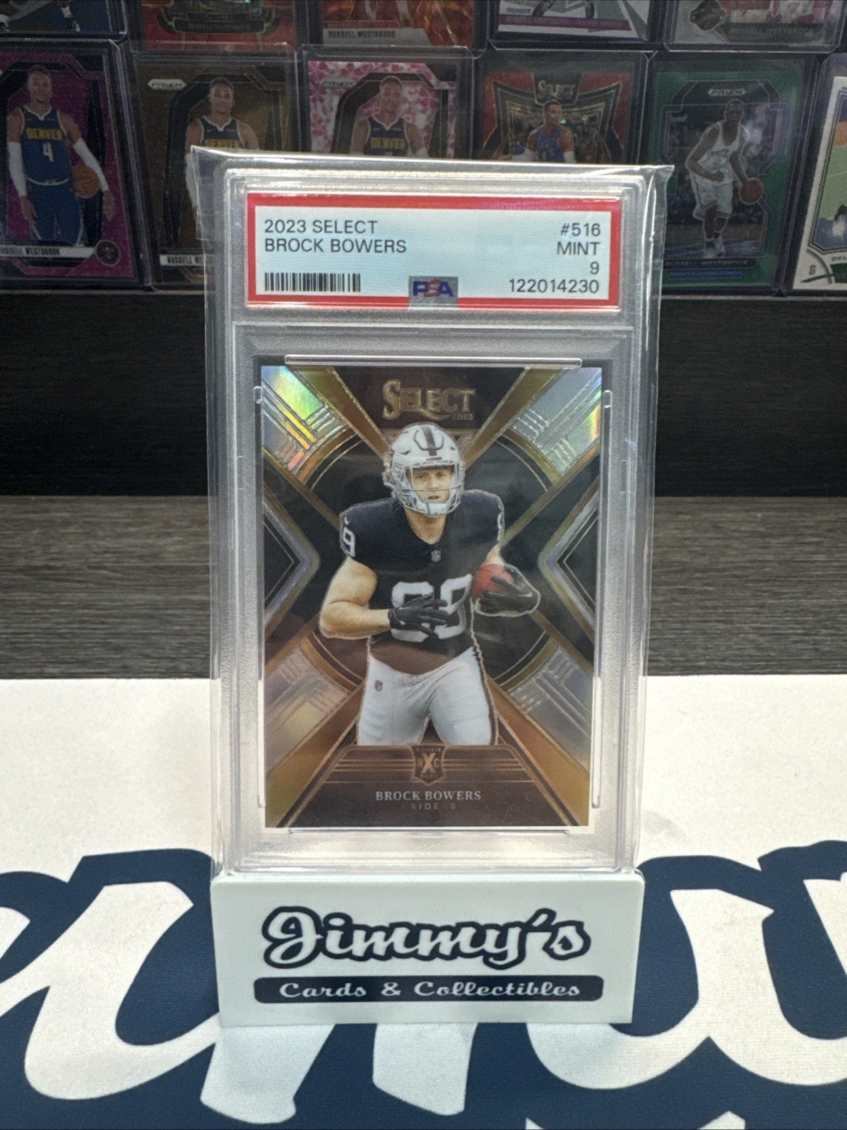 2023 Panini Select - 2024 Xrc Prizm Brock Bowers #516 (RC)