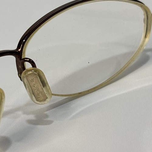 Coach Sherri (122) Tan 51-17-130 Half Rim Eyeglasses Frames Only - Picture 11 of 13