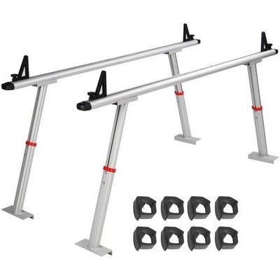 Truck Rack Pick up Truck Ladder 17''-29'' Height 500 lbs Capacity for Kayak