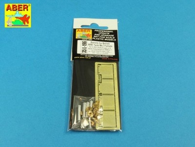 Aber 35L196 1:35 Läufe für British Mk.I Female Tank oder 0.303 Vickers Gun x 4 8